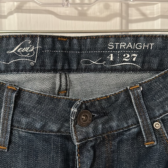 Levi’s Straight Leg Jeans Size 4/27 - Picture 2 of 4